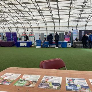 Achieve More Training are currently at the Conwy Careers Fair in Eirias Park🤩 come and see us and check out our brand new online courses😱 #conwycareersfair #achievemore #onlinelearning #earnwhileyoulearn