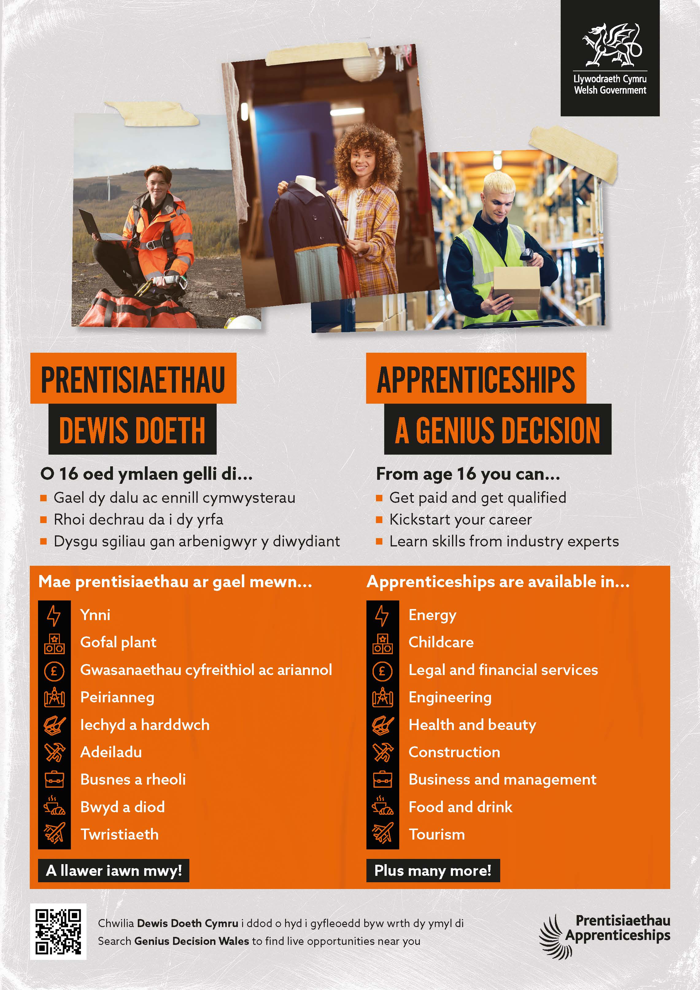 Apprenticeships poster Bilingual