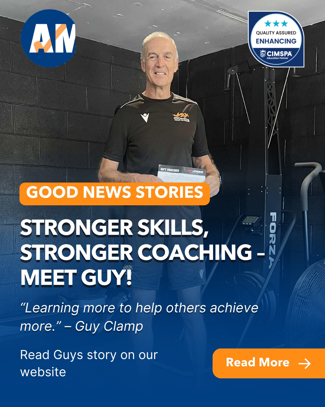 Good News Story – Stronger Skills, Stronger Coaching – Meet Guy!