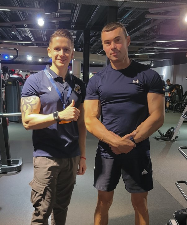 Olexsii Podustov, level 2 fitness instructor 